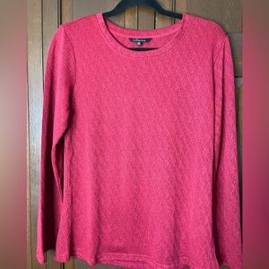 Red Long sleeve Top, Size large